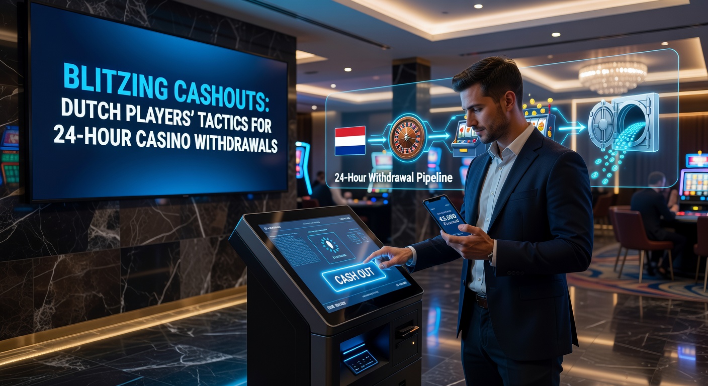 Nederlandse gokkers controleren hun uitbetaling op een mobiel scherm, met een klok die 24 uur aangeeft