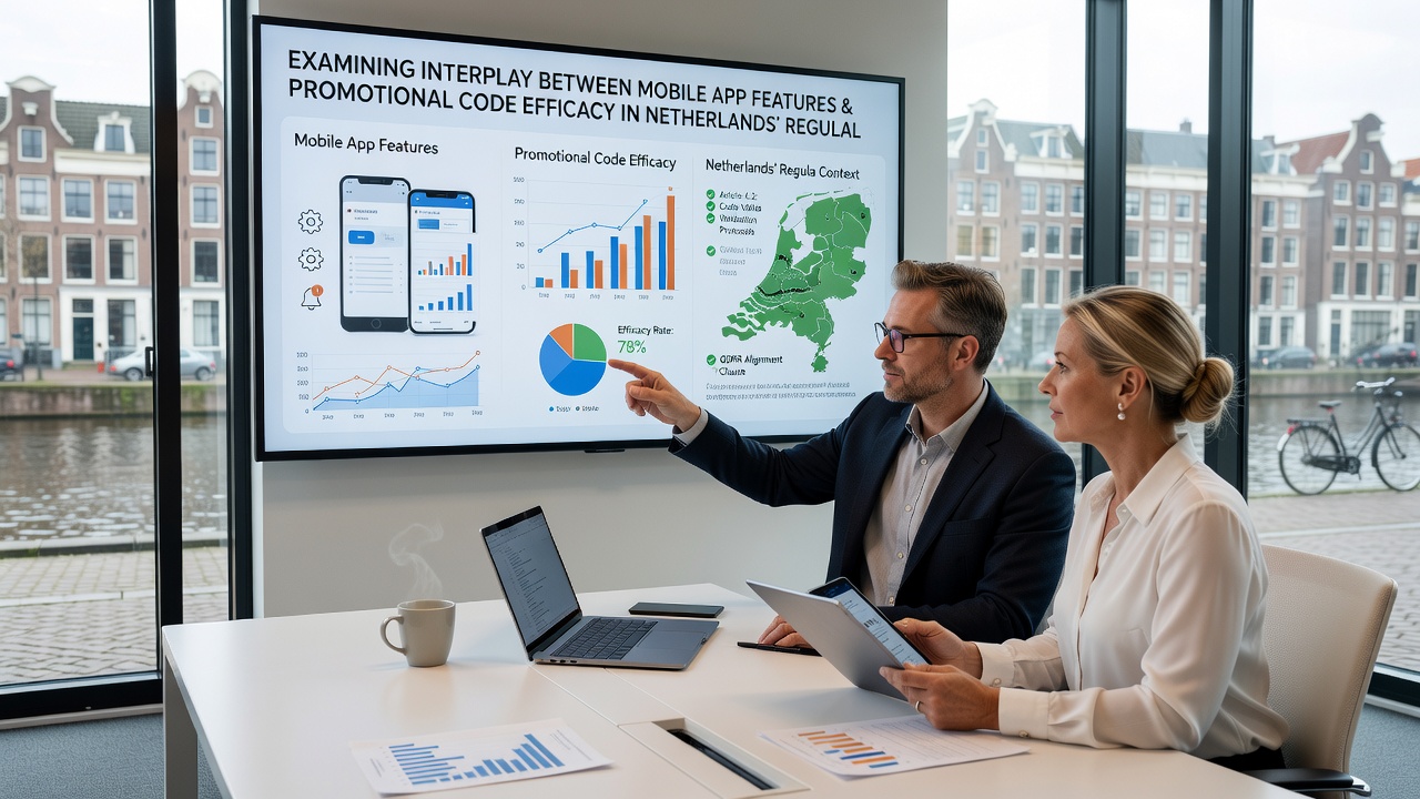Grafiek met statistieken over promotiecode effectiviteit in mobiele casino apps