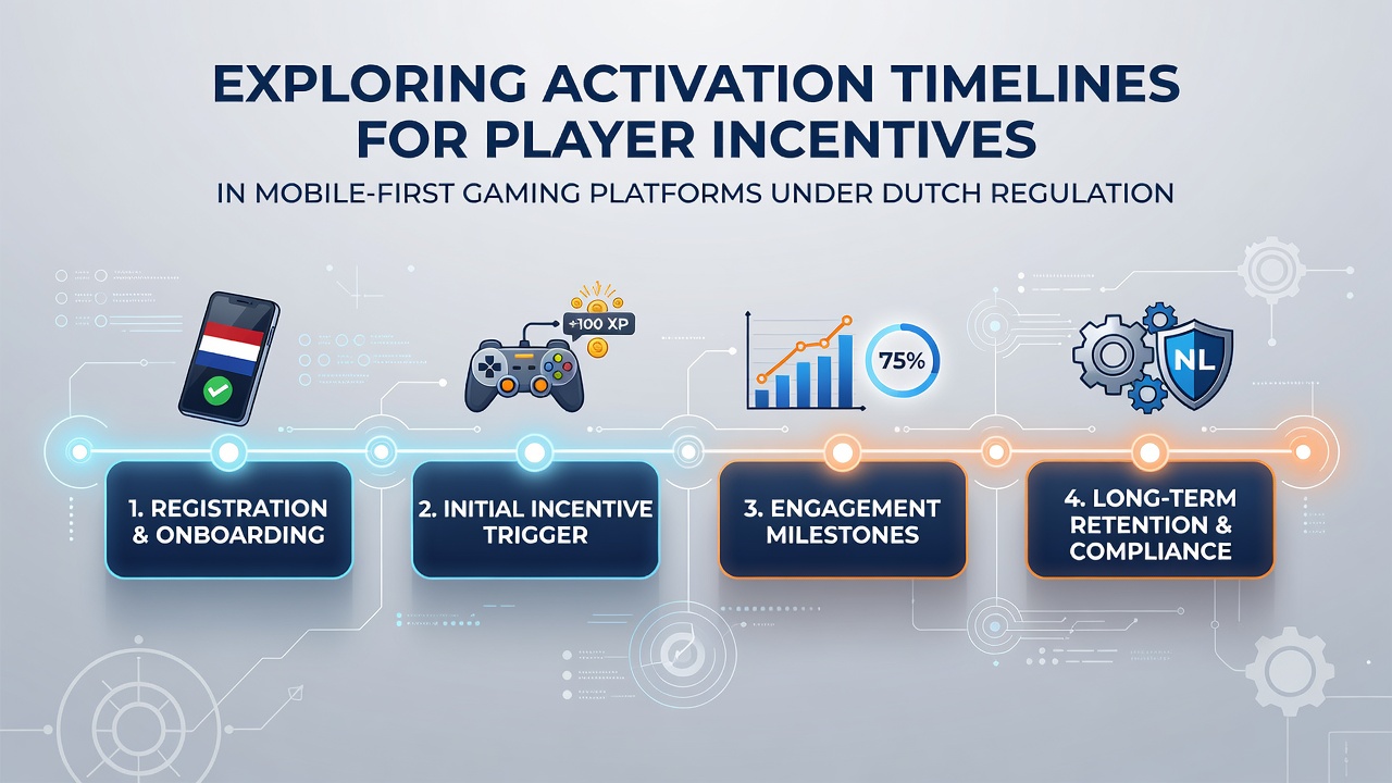 Mobiele gaming interface met activeringsprocessen voor incentives onder KSA-regels