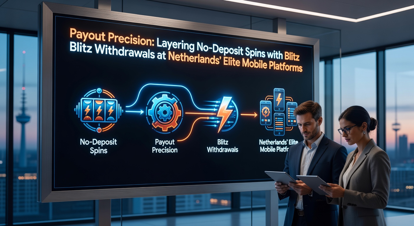 Mobiel casino scherm met no-deposit spins en snelle uitbetaling opties op een Nederlandse elite platform