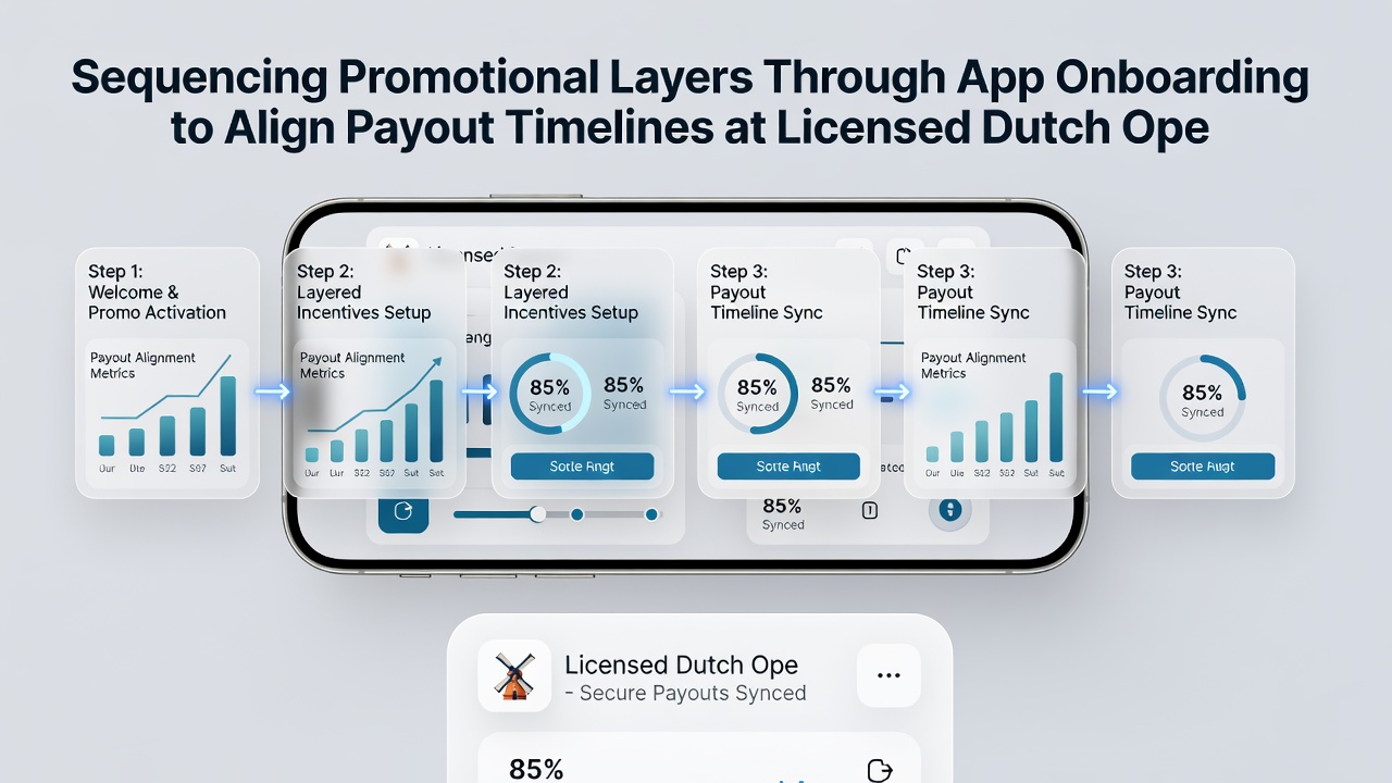 Mobiele app interface met uitbetalingstimer en gelaagde bonussen