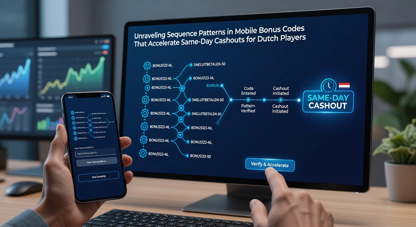 Voorbeelden van mobiele bonuscode sequenties en hun impact op uitbetalingssnelheid